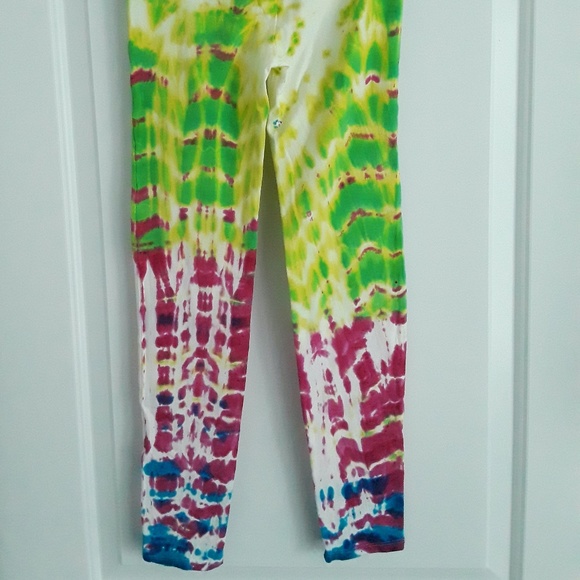 GIRL'S HAND-DYED COTTON LEGGINGS - Picture 4 of 8